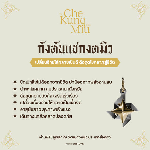 The Che Kung Miu Bracelet | โซ่กังหันแชกงหมิวบันดาลโชค