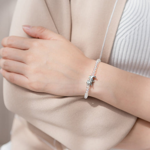 The Astrale - สร้อยข้อมือเทพเจ้าปี่เซียะมงคล อัญมณี Aurora Quartz