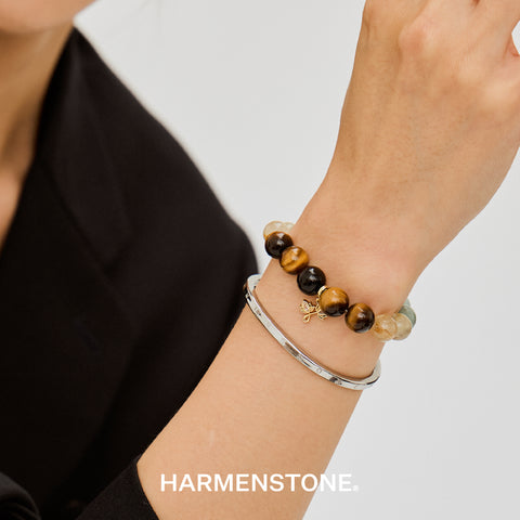 กำไลเสริมดวงอาชีพ | The Goldstream  (8 mm)