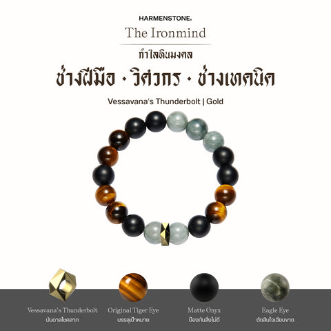 กำไลเสริมดวงอาชีพ | The Ironmind  (8 mm)