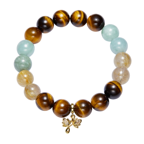 กำไลเสริมดวงอาชีพ | The Goldstream  (8 mm)