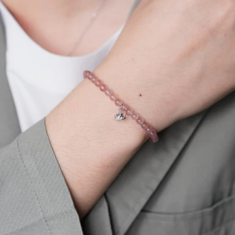 Carmine Quartz | สร้อยข้อมือเบิกเนตรอัญมณีแห่งความรัก 10 องค์เทพ