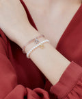 The Indrani - สร้อยข้อมือเบิกเนตร พระแม่อุมาเทวี อัญมณี Carmine Quartz - The Hindu Gods Series - Harmenstone Thailand