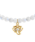 The Pillai - สร้อยข้อมือเบิกเนตร พระพิฆเนศ อัญมณี Moonstone - The Hindu Gods Series - Harmenstone Thailand