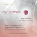 The Priya - สร้อยข้อมือมงคลพระแม่ลักษมี อัญมณี Pink Tourmaline และ Clear Quartz - The Hindu Gods Series - Harmenstone Thailand
