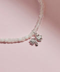 The Rati - สร้อยข้อมือมงคลพระแม่ลักษมี อัญมณี Moonstone และ Clear Quartz - The Hindu Gods Series - Harmenstone Thailand