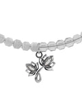 The Rati - สร้อยข้อมือมงคลพระแม่ลักษมี อัญมณี Moonstone และ Clear Quartz - The Hindu Gods Series - Harmenstone Thailand