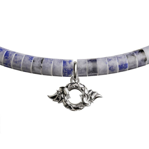 The Siren - สร้อยข้อมือปลุกเสก บ่วงนาคบาศ อัญมณี Sodalite - The Samsara Series - Harmenstone Thailand